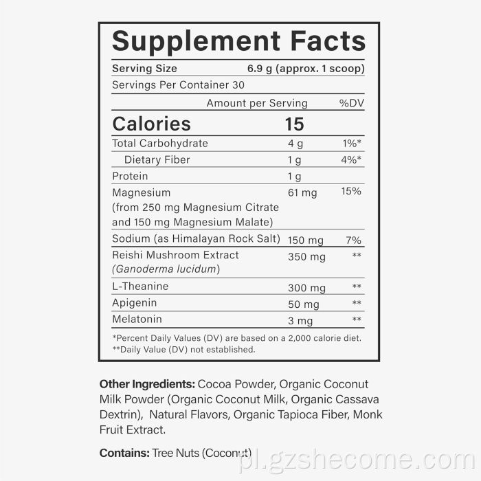 Nowość w postaci proszku na sen Zdrowie Wsparcie snu